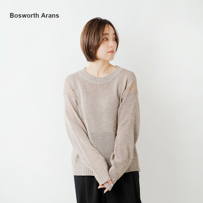 Bosworth Arans(ボスワースアラン)クルーネックニットプルオーバーhism-45171