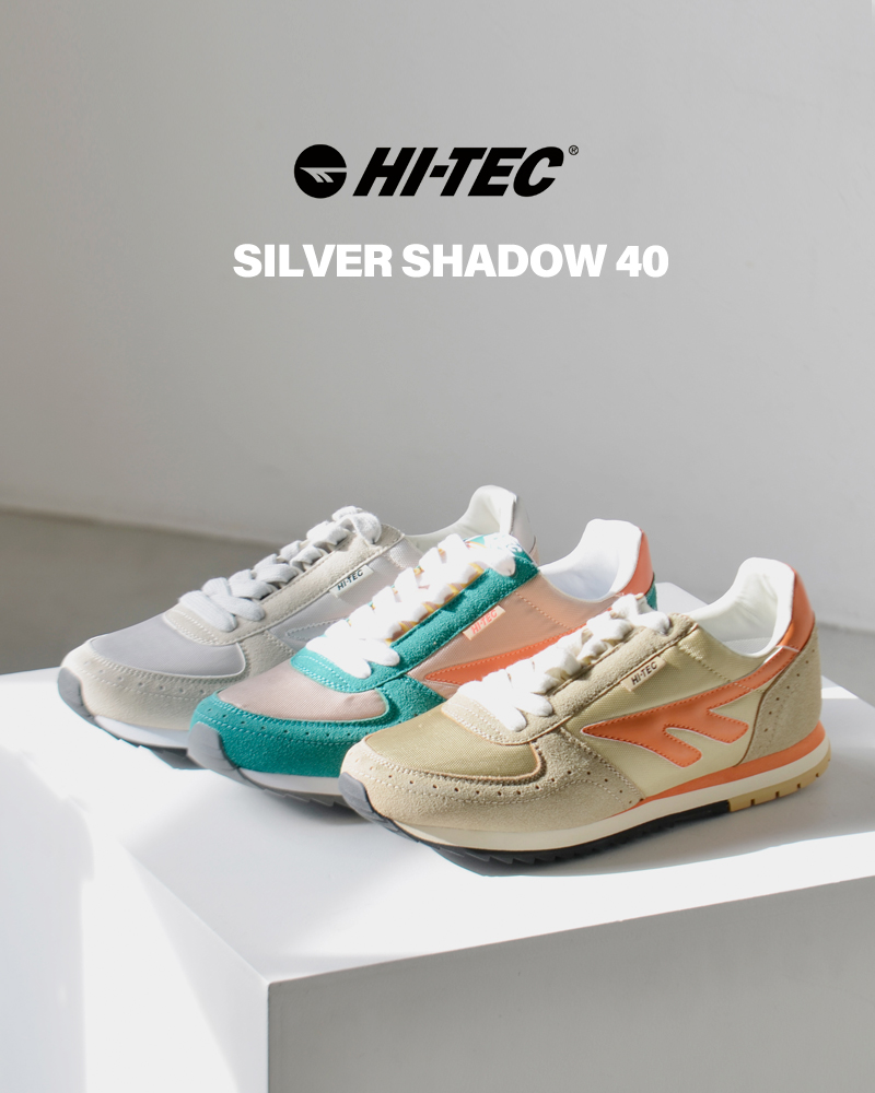 HI-TEC(ハイテック)シルバーシャドウフォーティランニングスニーカー“SILVERSHADOW40”ht001