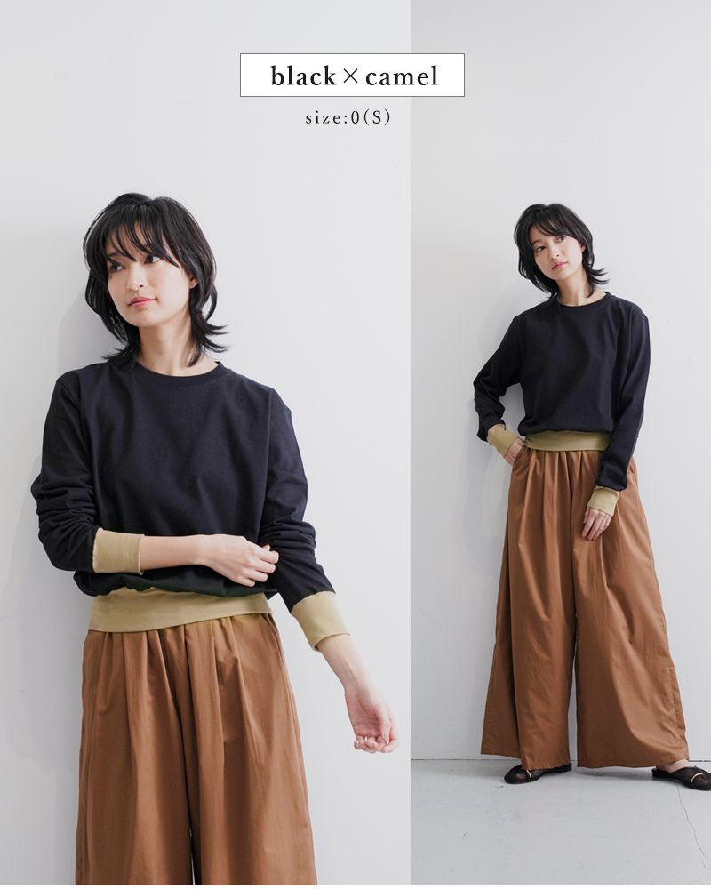 HOSHII TO DEAU(ホシイトデアウ)×ironari(イロナリ)aranciato別注コットンロングスリーブカットソー“CanteeL/S”i-24503arc-same1