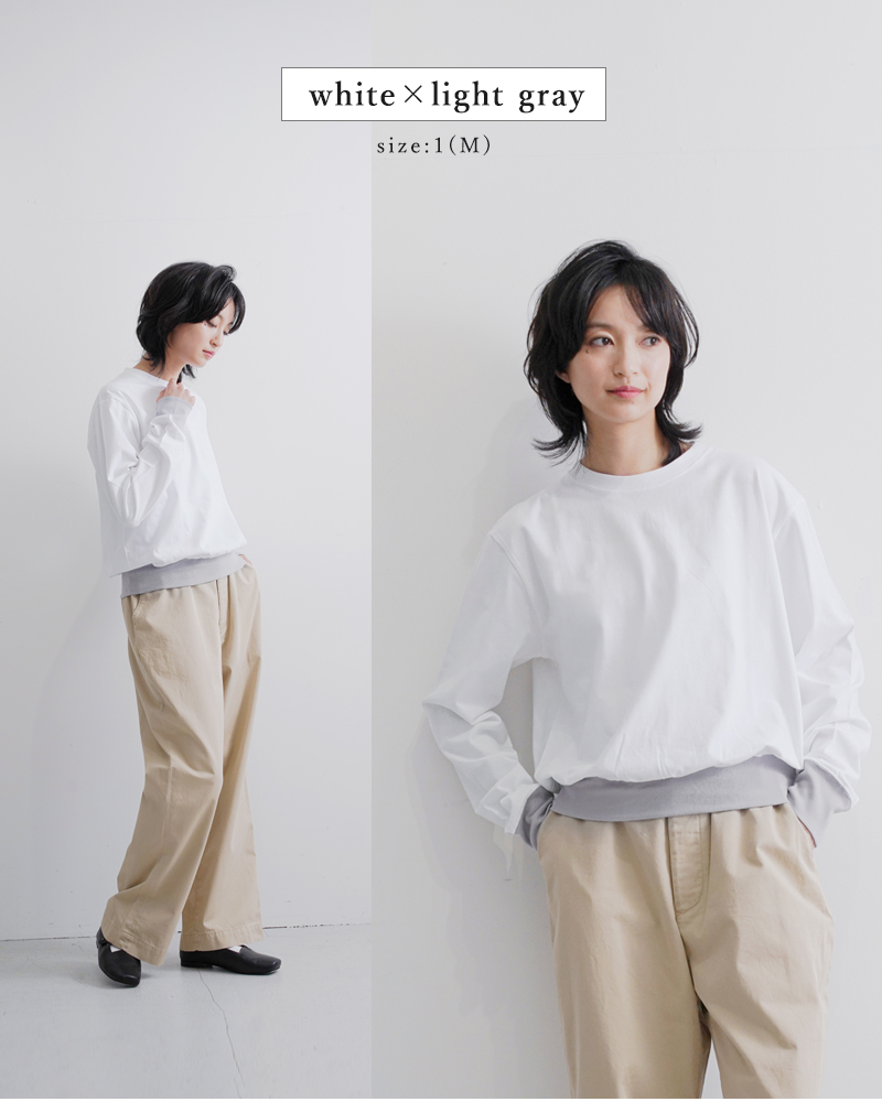 HOSHII TO DEAU(ホシイトデアウ)×ironari(イロナリ)aranciato別注コットンロングスリーブカットソー“CanteeL/S”i-24503arc-same1