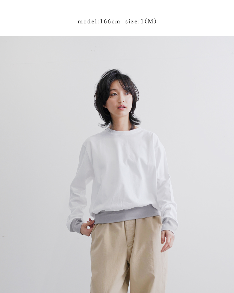 HOSHII TO DEAU(ホシイトデアウ)×ironari(イロナリ)aranciato別注コットンロングスリーブカットソー“CanteeL/S”i-24503arc-same1