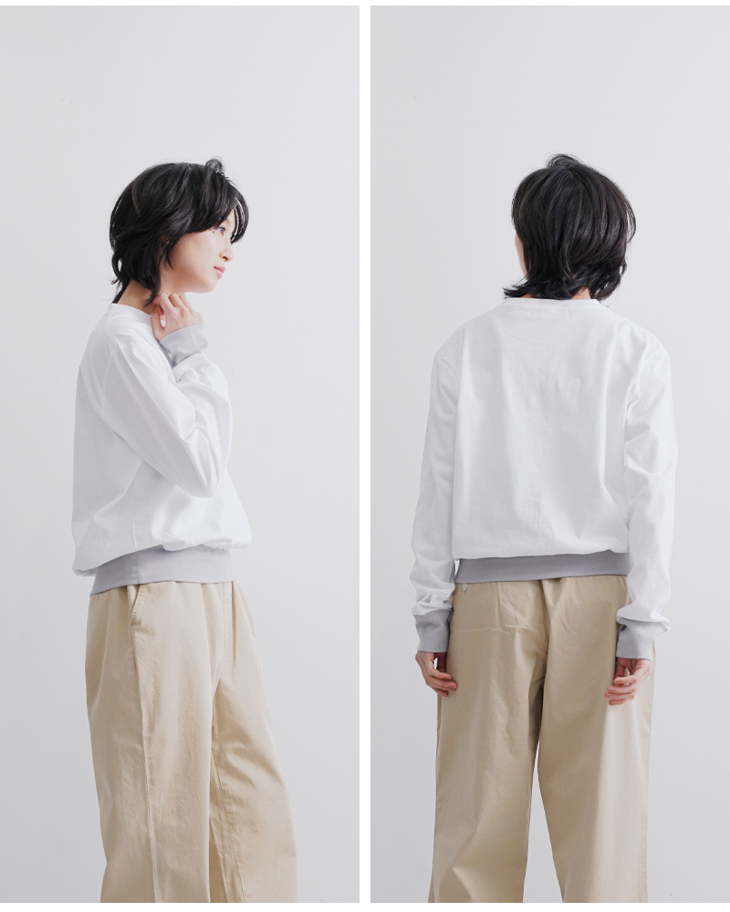 HOSHII TO DEAU(ホシイトデアウ)×ironari(イロナリ)aranciato別注コットンロングスリーブカットソー“CanteeL/S”i-24503arc-same1