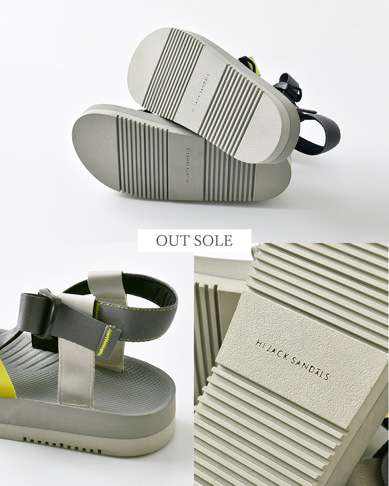 HIJACK SANDALS(ハイジャックサンダル)クロスベルトスポーツサンダル“JIRO”jiro