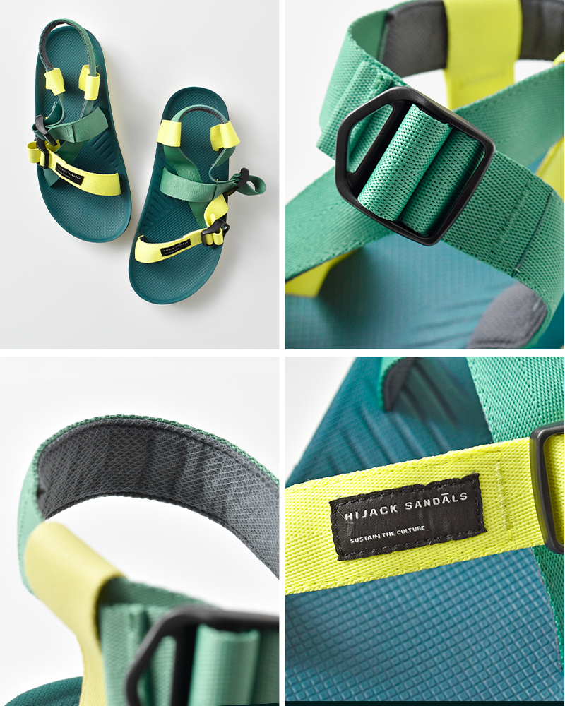 HIJACK SANDALS(ハイジャックサンダル)クロスベルトスポーツサンダル“JIRO”jiro