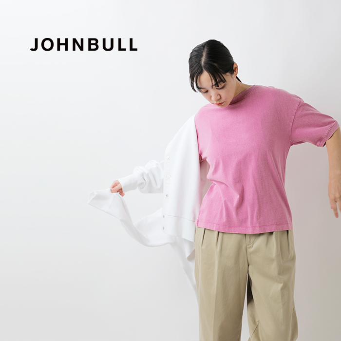 Johnbull(ジョンブル)コットンピグメントダイケミカルTシャツjl251c12