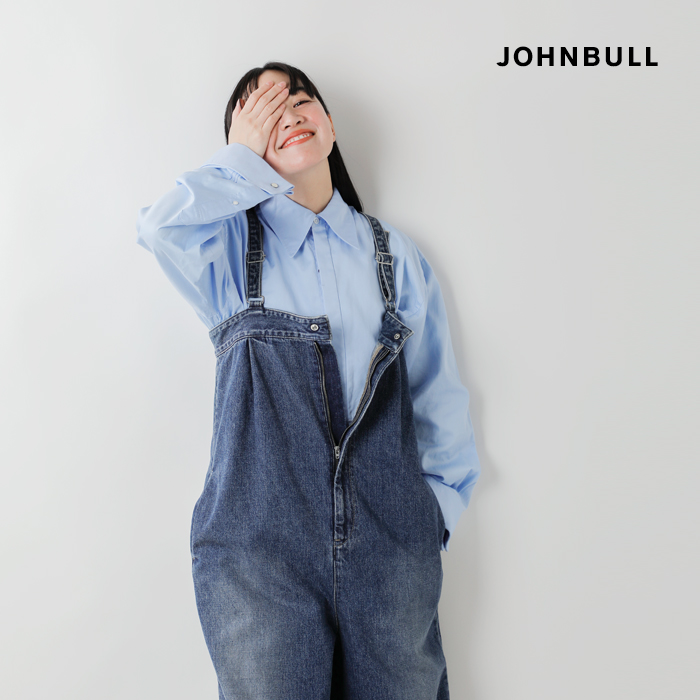 Johnbull(ジョンブル)コットンデニムタックベアサロペットjl251p21