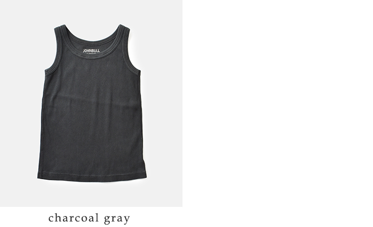 Johnbull(ジョンブル)コットンピグメント針抜きタンクトップjl252c09