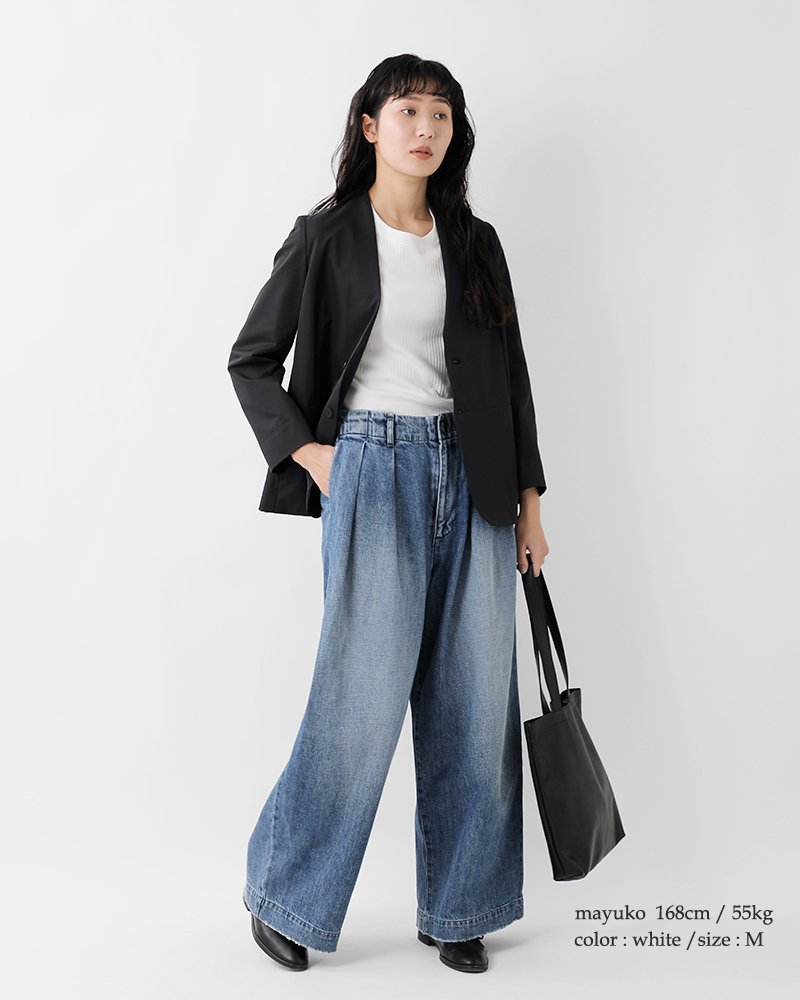Johnbull(ジョンブル)クールタッチランダムテレコフレンチスリーブTシャツjl252c20