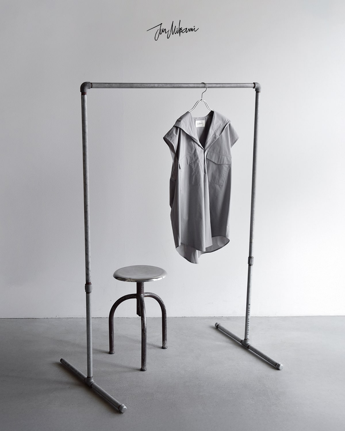 JUN MIKAMI(ジュンミカミ)テクナコットン フード ノースリーブ シャツjm-25ss-5-j