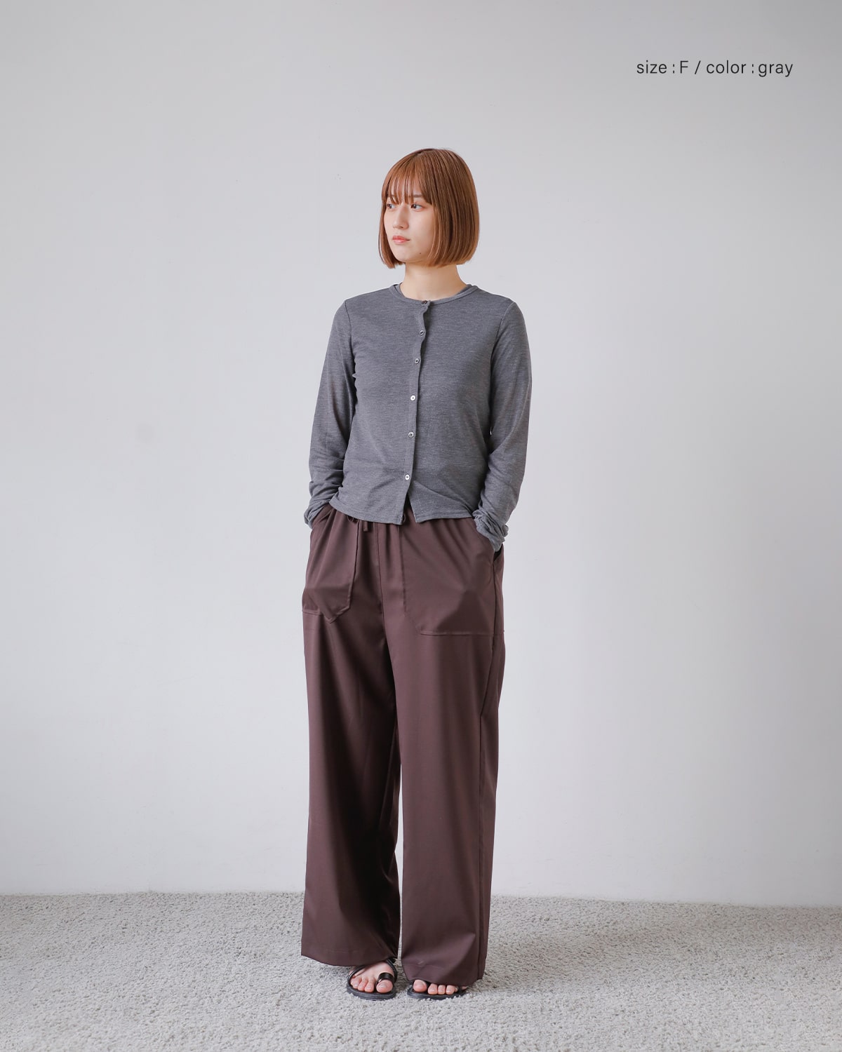 kiehtova(キエトヴァ)シアーリブニットカーディガン “SHEER RIB CARDIGAN” ktwr23