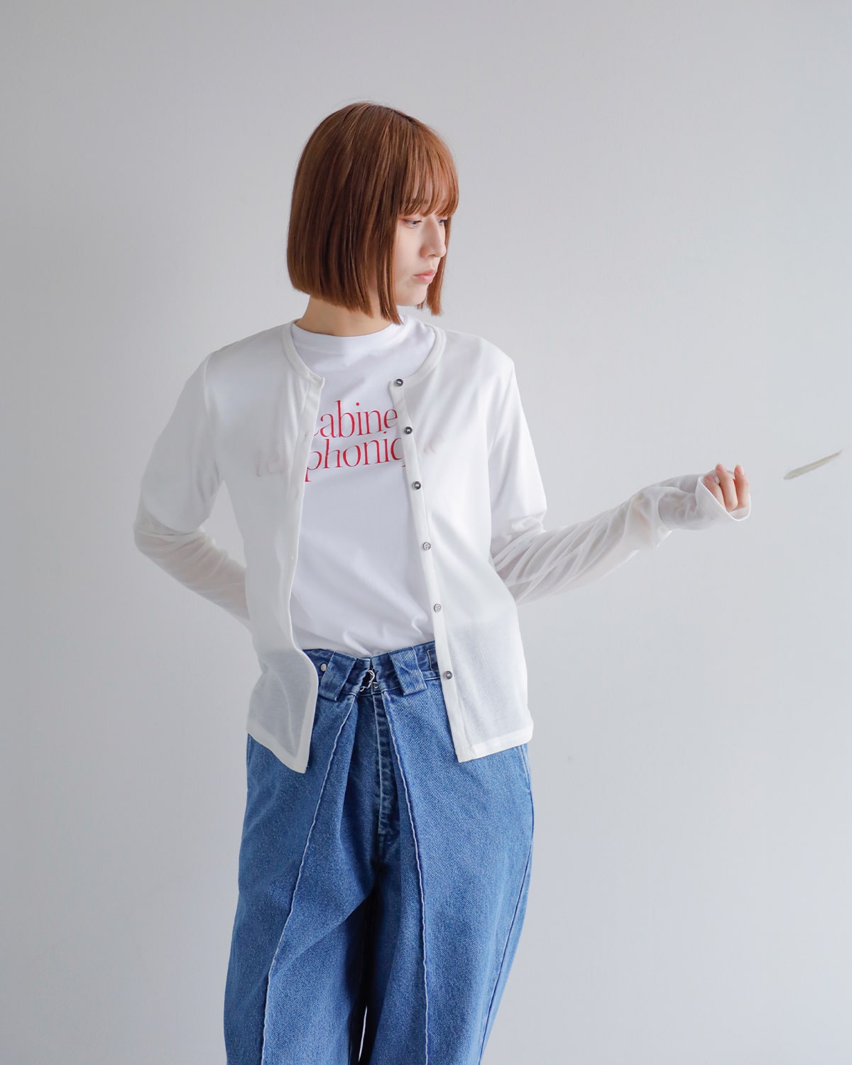 kiehtova(キエトヴァ)シアーリブニットカーディガン “SHEER RIB CARDIGAN” ktwr23