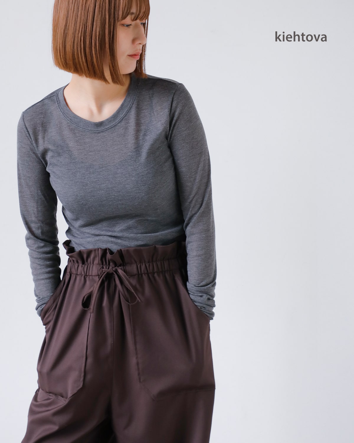 kiehtova(キエトヴァ)シアー ロング トップス “SHEER LONG TOPS”ktwr24