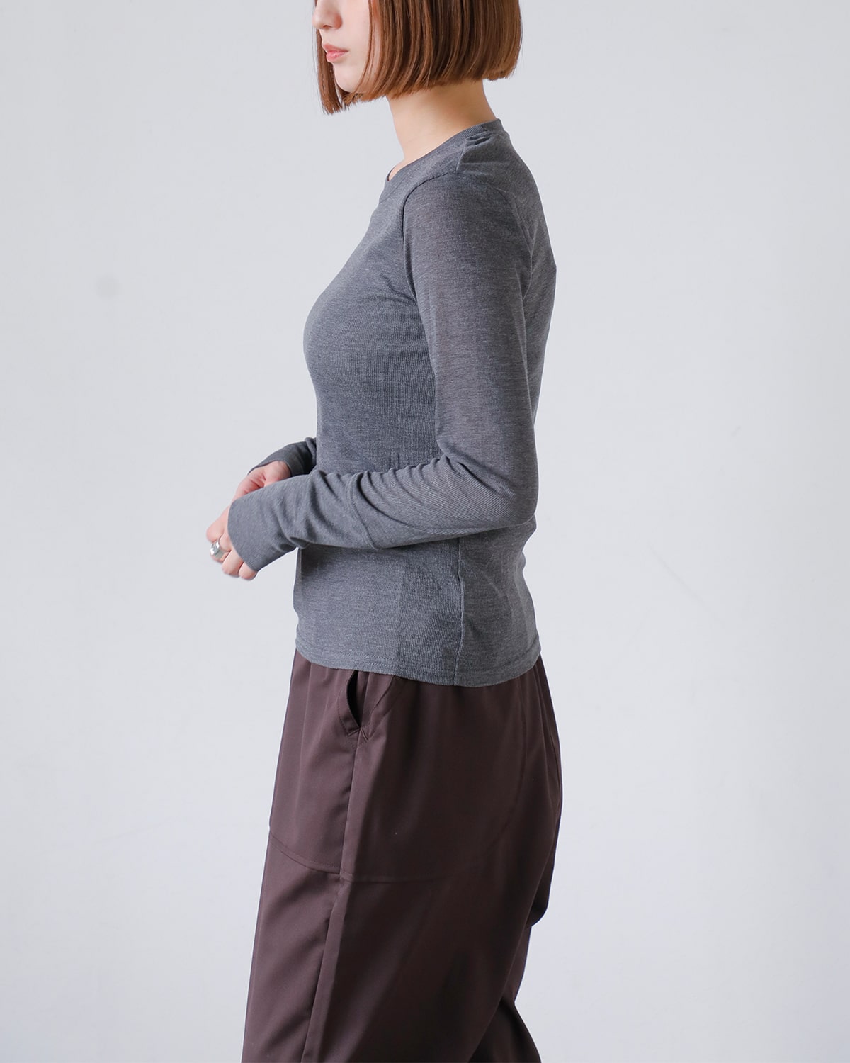 kiehtova(キエトヴァ)シアーロングトップス “SHEER LONG TOPS” ktwr24