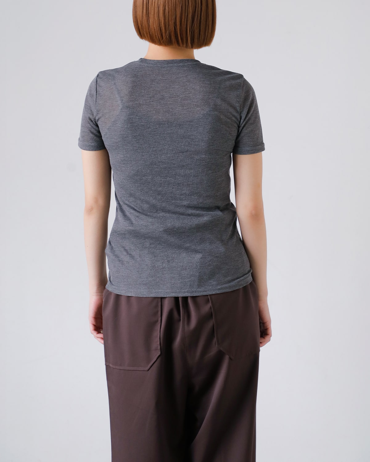 kiehtova(キエトヴァ)シアートップス半袖Tシャツ “SHEER TOPS” ktwr25
