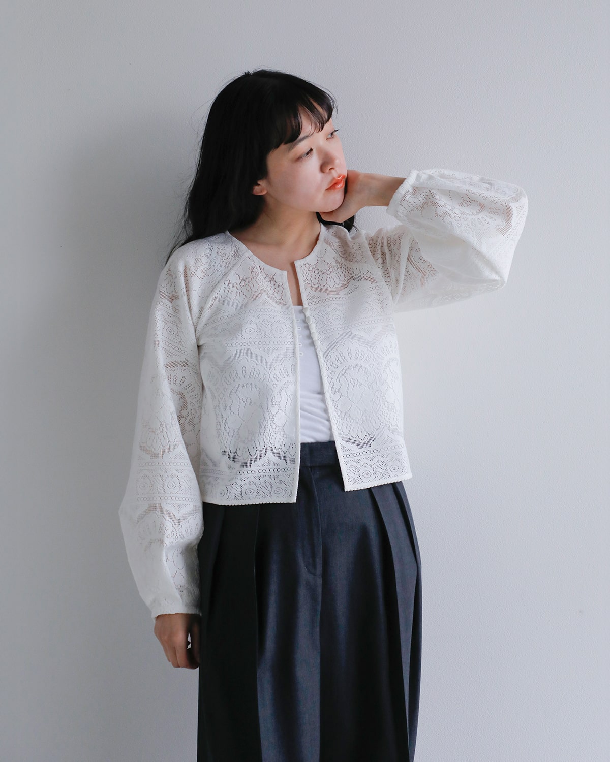 kiehtova(キエトヴァ)レースブラウス “RACE BLOUSE” ktwr27