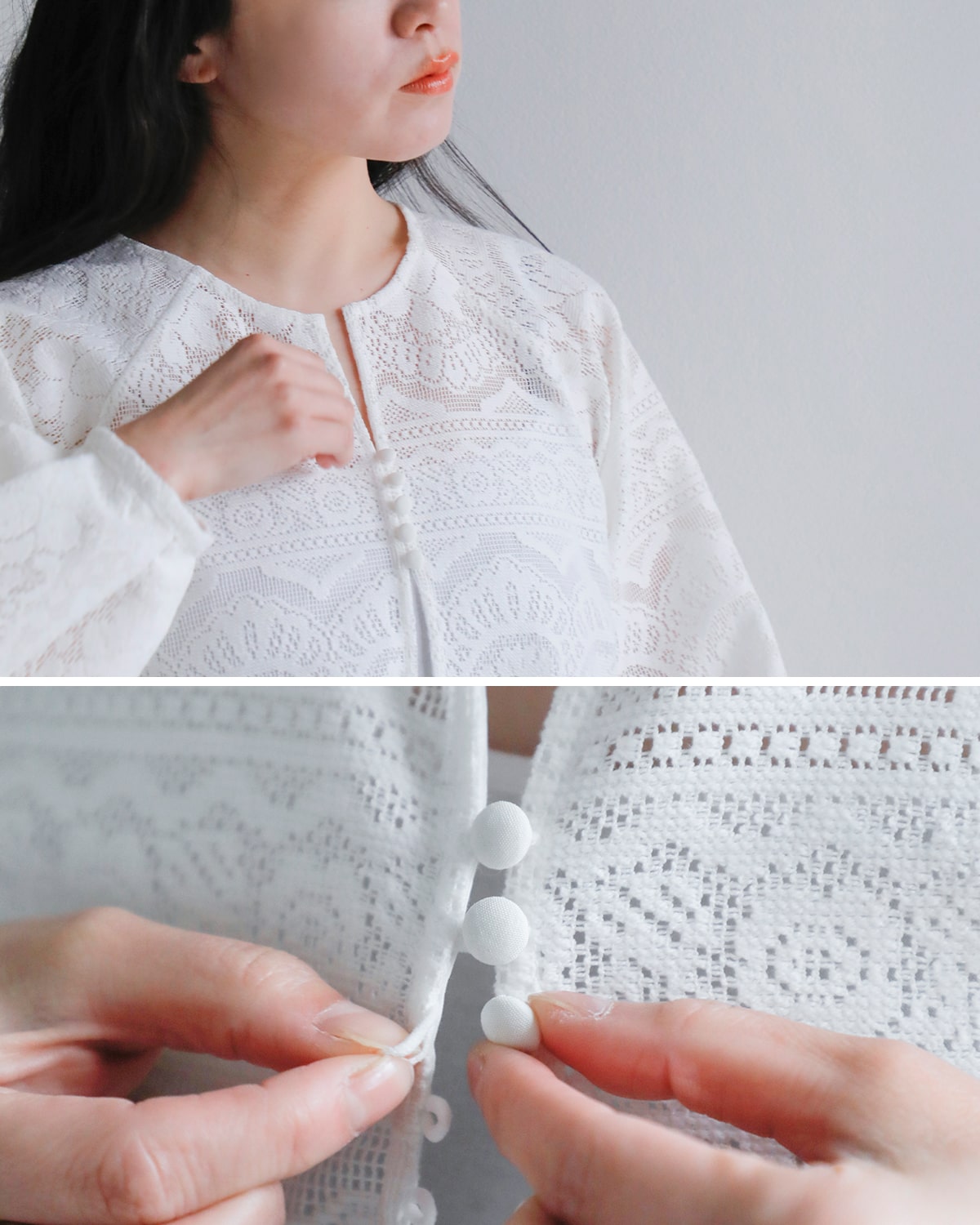 kiehtova(キエトヴァ)レースブラウス “RACE BLOUSE” ktwr27