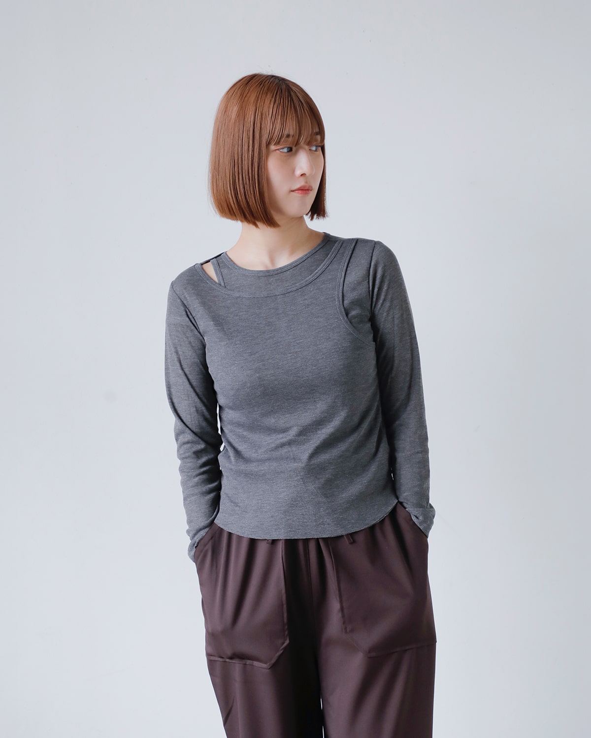 kiehtova(キエトヴァ)レイヤードシアートップス “LAYERED SHEER TOPS” ktwr7
