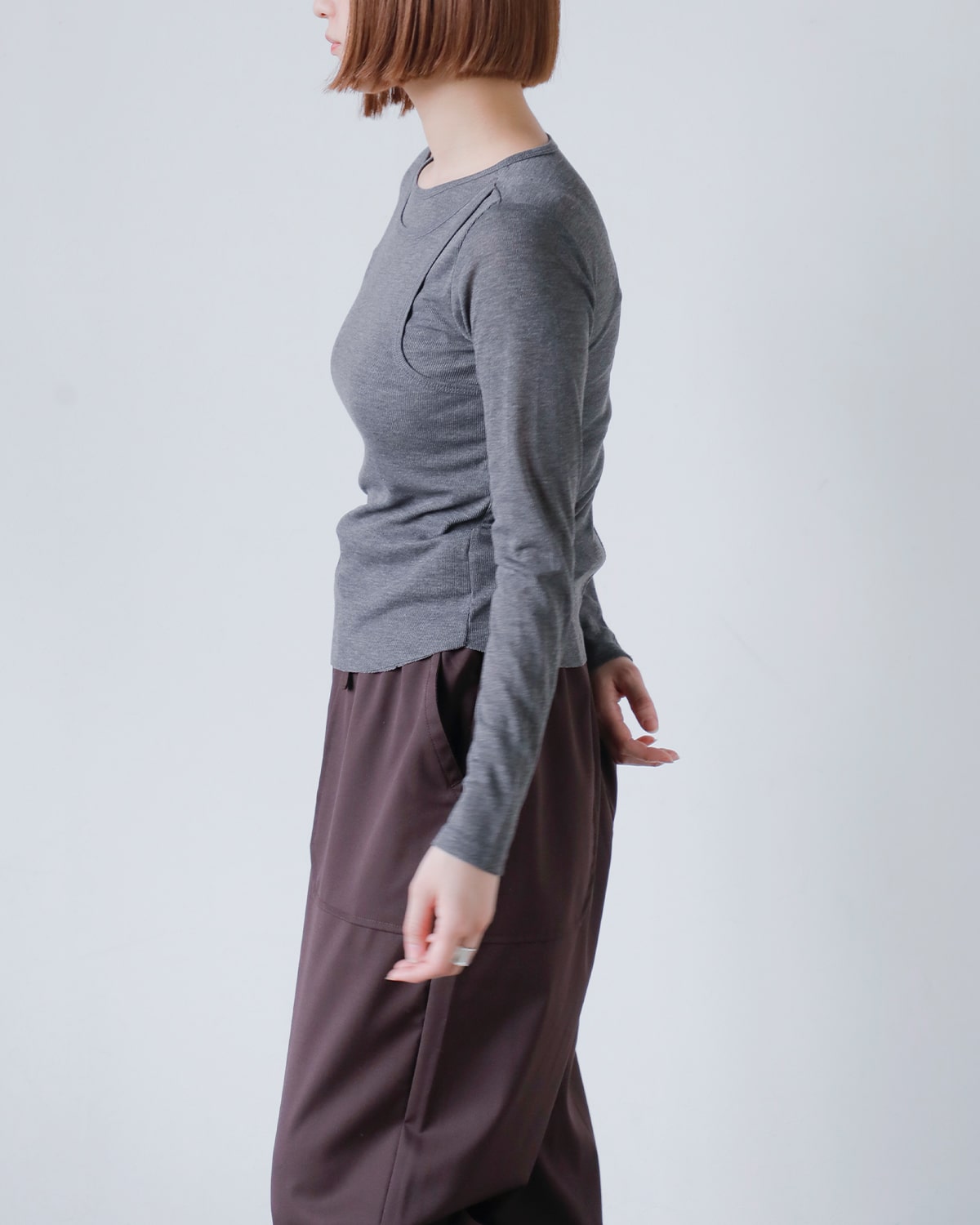 kiehtova(キエトヴァ)レイヤードシアートップス “LAYERED SHEER TOPS” ktwr7