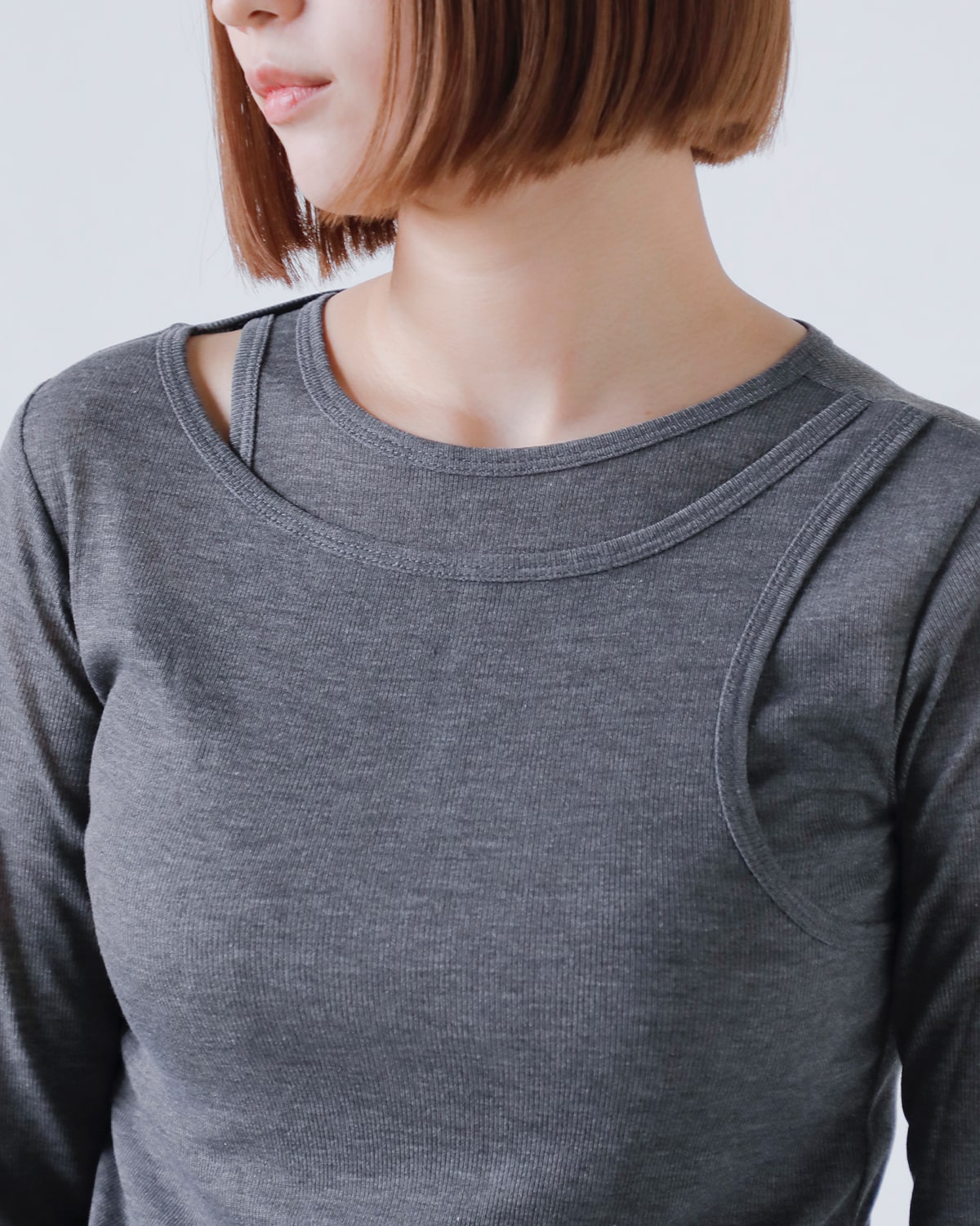 kiehtova(キエトヴァ)レイヤードシアートップス “LAYERED SHEER TOPS” ktwr7