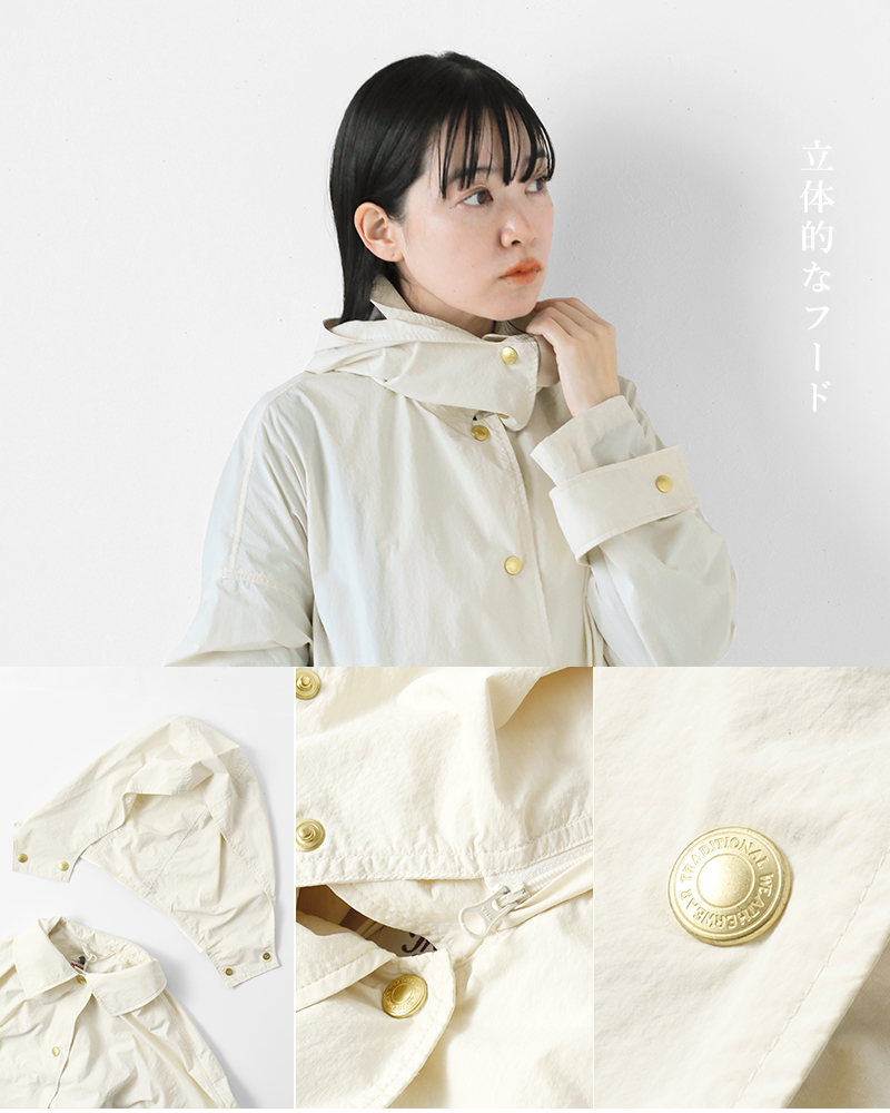 Traditional Weatherwear(トラディショナルウェザーウェア)マールトンパッカブルデタッチャブルフード撥水レインコート“PACKABLEMALTONHOOD”l251cifco0470pc