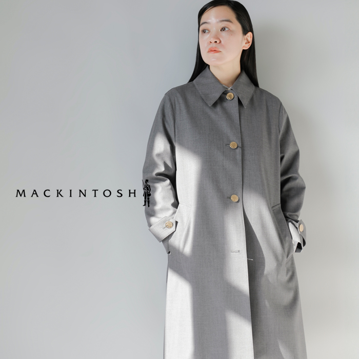 MACKINTOSH(マッキントッシュ)バントンメタルボタンウールステンカラーコート“BANTONMB”l251hi1056code