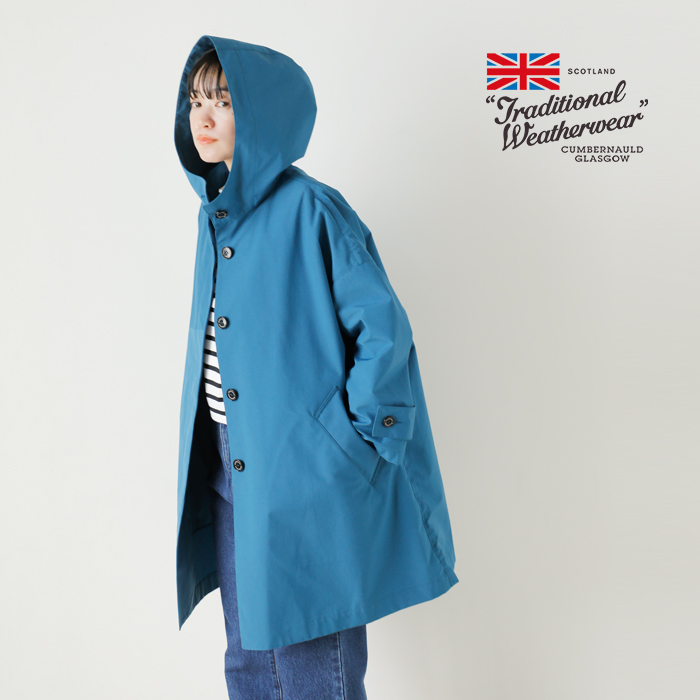 Traditional Weatherwear(トラディショナルウェザーウェア)TCウェザーロッキー撥水コットンライクマールトンフードコート“MALTONHOOD”l251kgfco0415ro