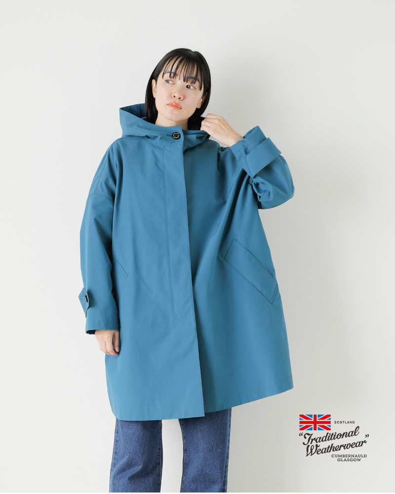 Traditional Weatherwear(トラディショナルウェザーウェア)TCウェザーロッキー撥水コットンライクマールトンフードコート“MALTONHOOD”l251kgfco0415ro