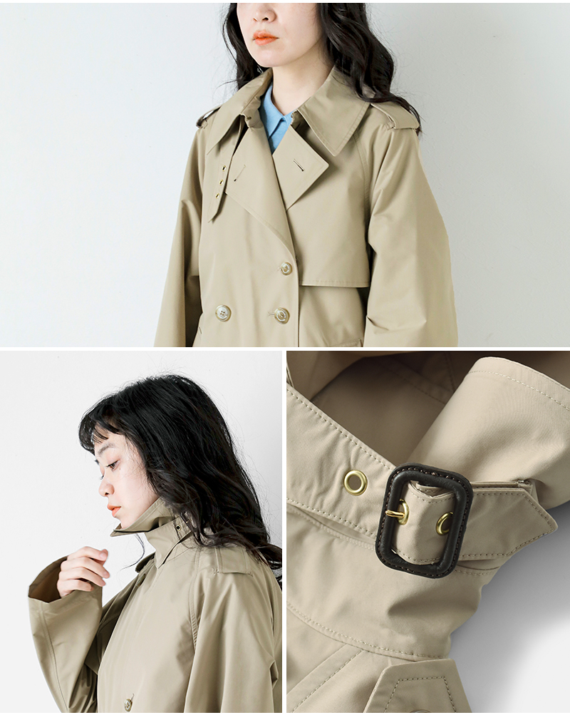 Traditional Weatherwear(トラディショナルウェザーウェア)撥水ライトウェイトタフタトレンチコート“ERITH”l251kgfco0468e