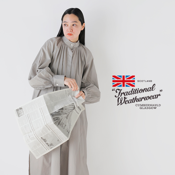 Traditional Weatherwear(トラディショナルウェザーウェア)リバティタナローンコットンシャツワンピース“DEVON”l251osfop0309lm