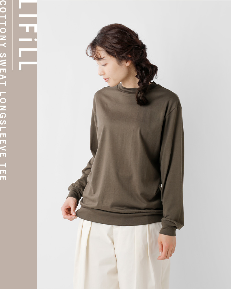 lifillRbgj[VXEFbgTVcgCOTTONYSWEATLONGSLEEVETEEhlf002-01