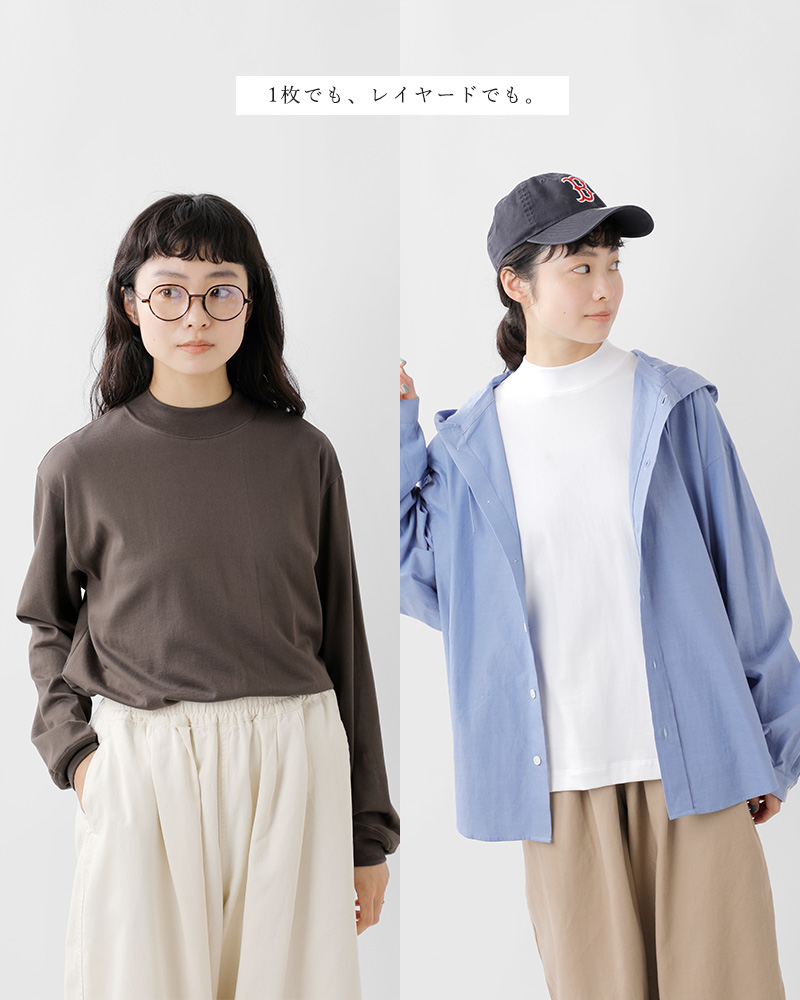 LIFiLL(tB)Rbgj[ V bNlbN OX[u TVc gCOTTONY MOCKNECKh lf003-01