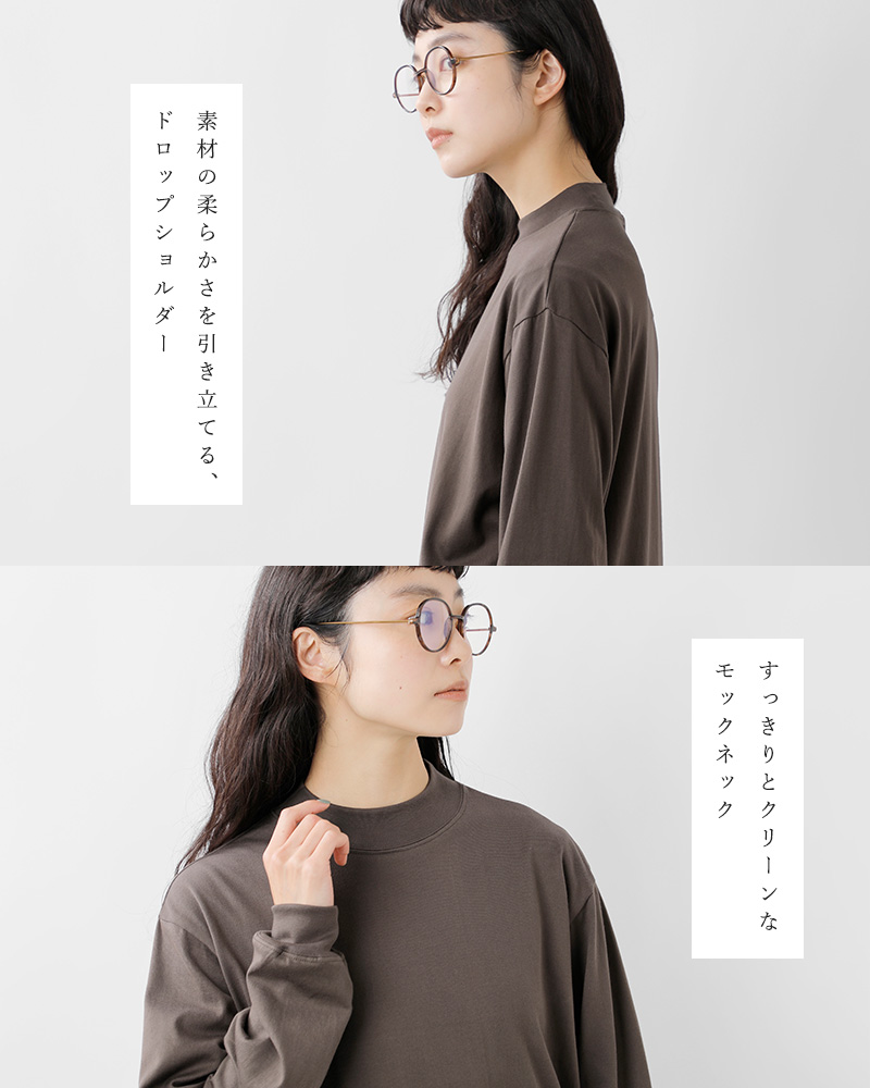 LIFiLL(tB)Rbgj[ V bNlbN OX[u TVc gCOTTONY MOCKNECKh lf003-01