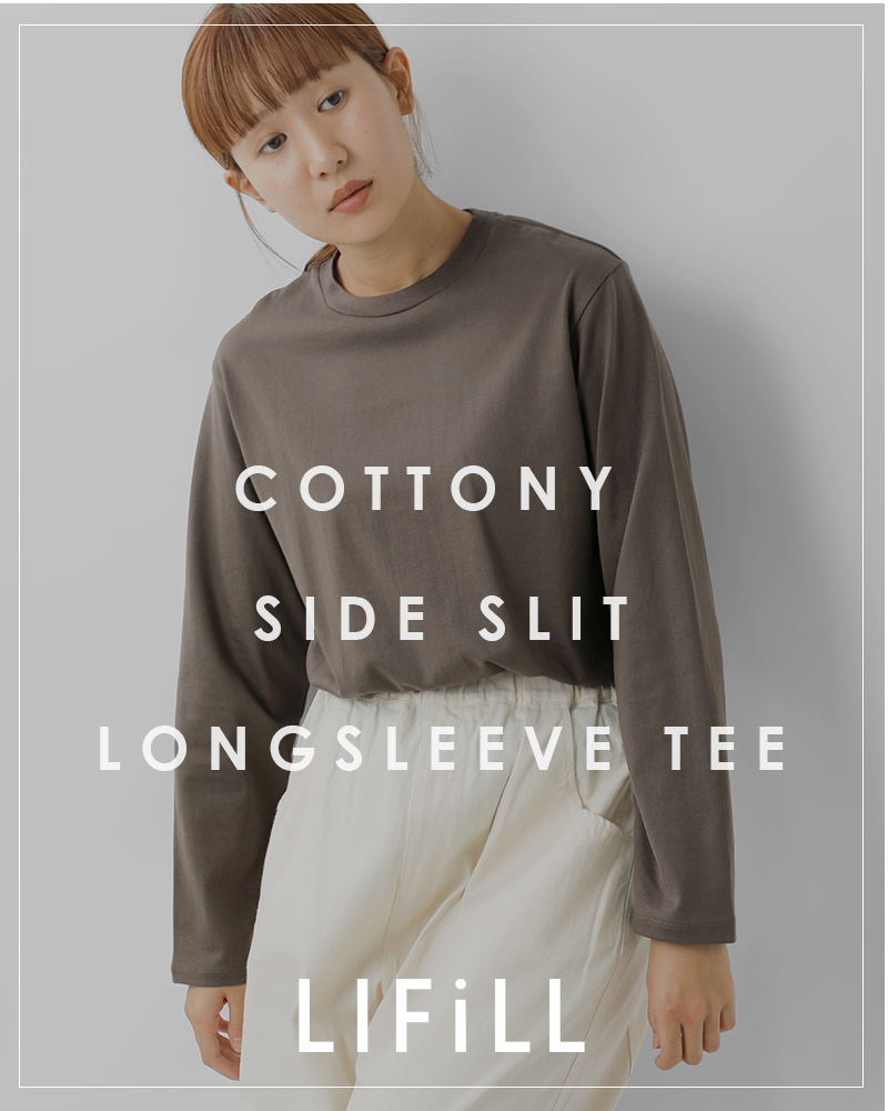 LIFiLL(tB)Rbgj[VXbgOX[uTVcgCOTTONYSLITLONGSLEEVETEEhlf044-01