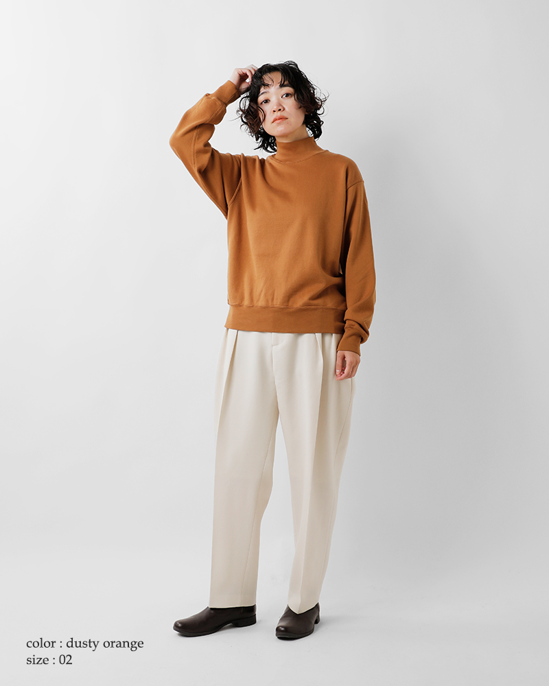 LIFiLL(tB)Rbgj[уbNlbNXEFbgvI[o[gCOTTONYMOCKNECKSWEAThlf049-02