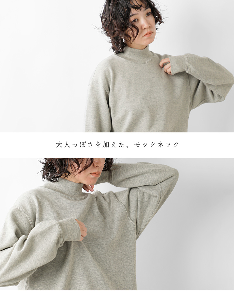 LIFiLL(tB)Rbgj[уbNlbNXEFbgvI[o[gCOTTONYMOCKNECKSWEAThlf049-02