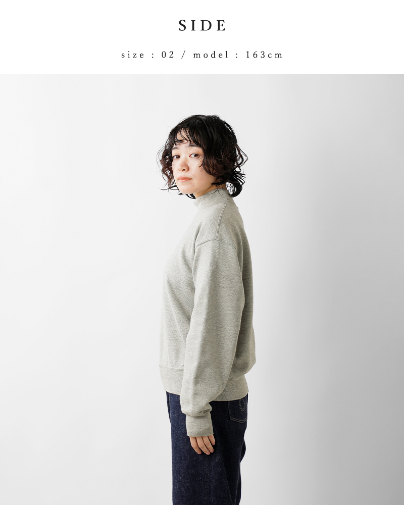 LIFiLL(tB)Rbgj[уbNlbNXEFbgvI[o[gCOTTONYMOCKNECKSWEAThlf049-02