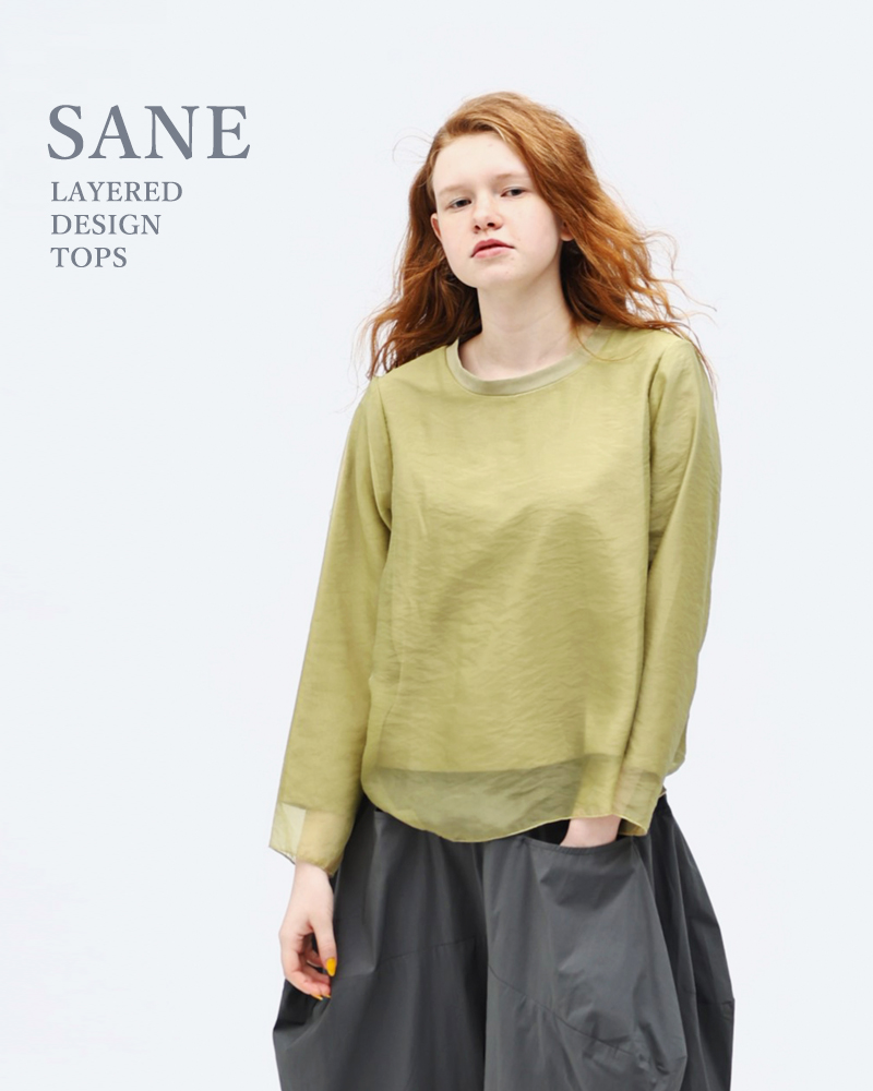 kelen(ケレン)レイヤードデザイントップス“SANE”lkl24hbl2109