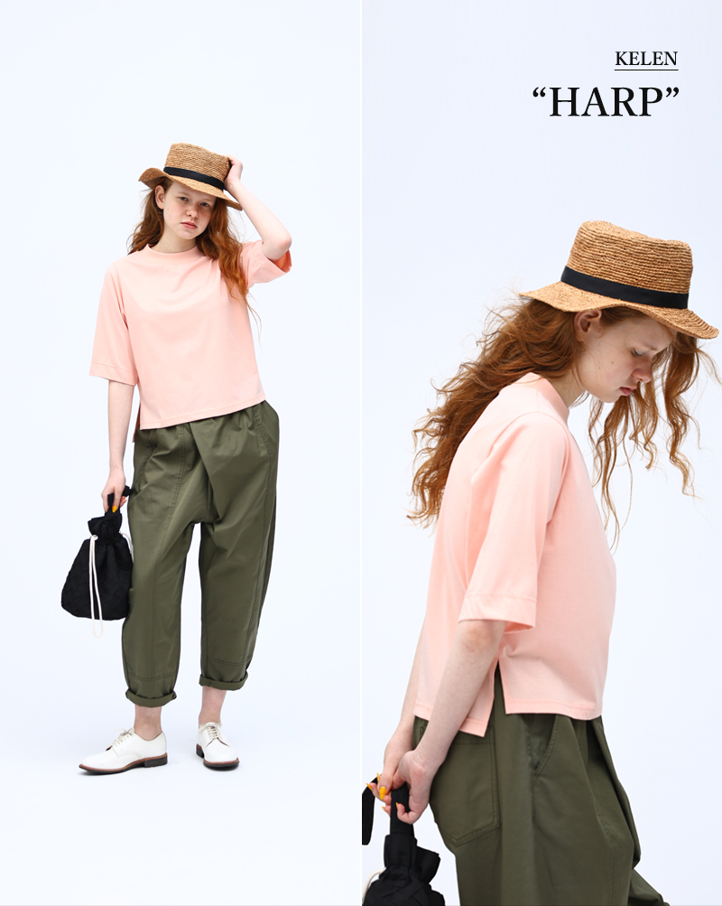 kelen(ケレン)ハーフスリーブトップス“HARP”lkl24hbl2113