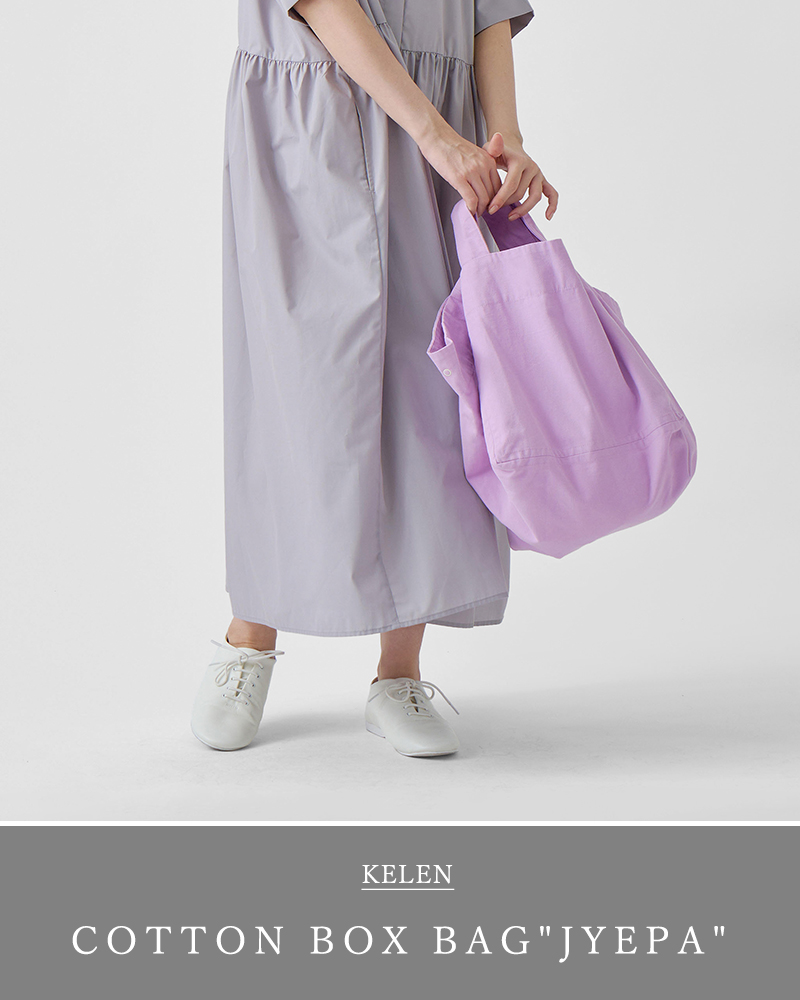 kelen(ケレン)コットンボックスバッグ“JYEPA”lkl25hac2030