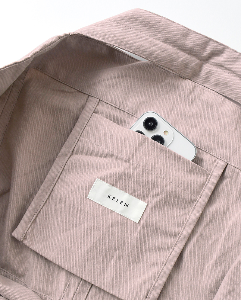 kelen(ケレン)コットンボックスバッグ“JYEPA”lkl25hac2030