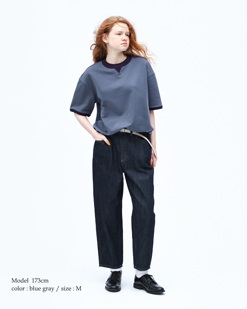 kelen(ケレン)コットンバイカラーデザイントップス“BRANDA”lkl25hbl2209