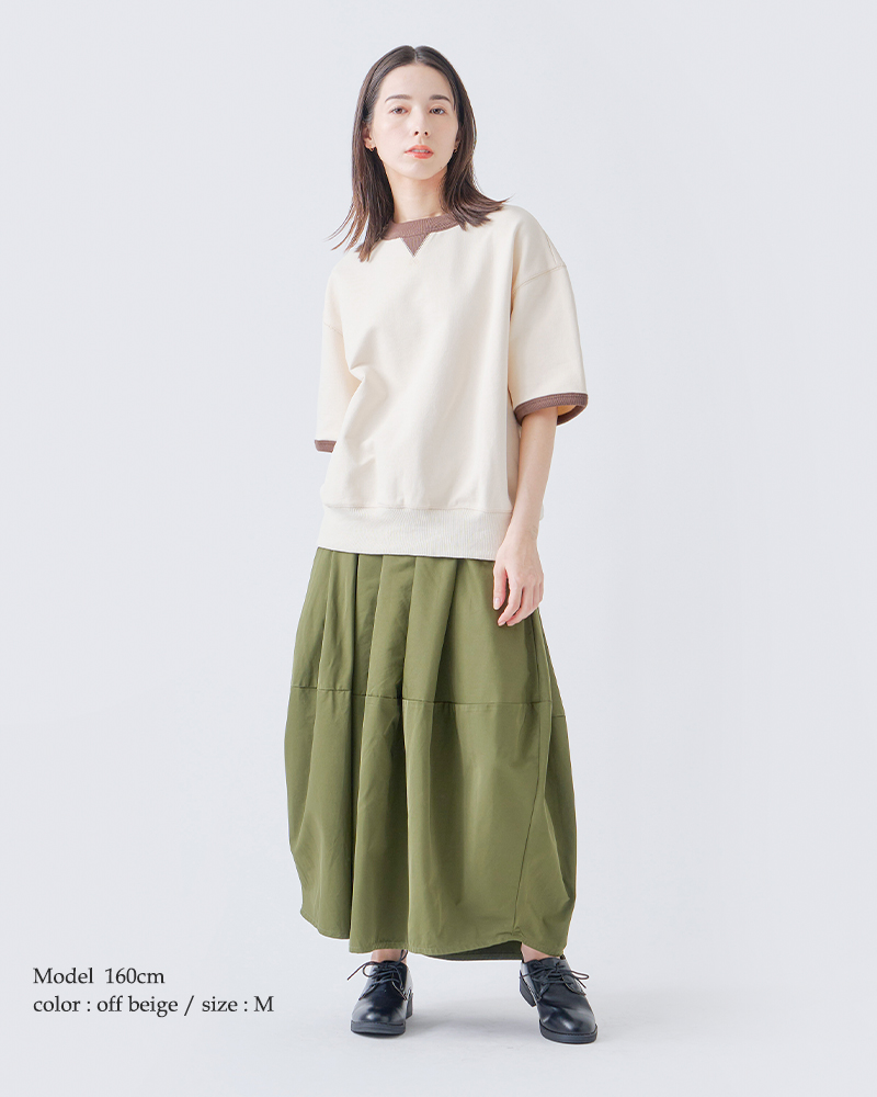kelen(ケレン)コットンバイカラーデザイントップス“BRANDA”lkl25hbl2209