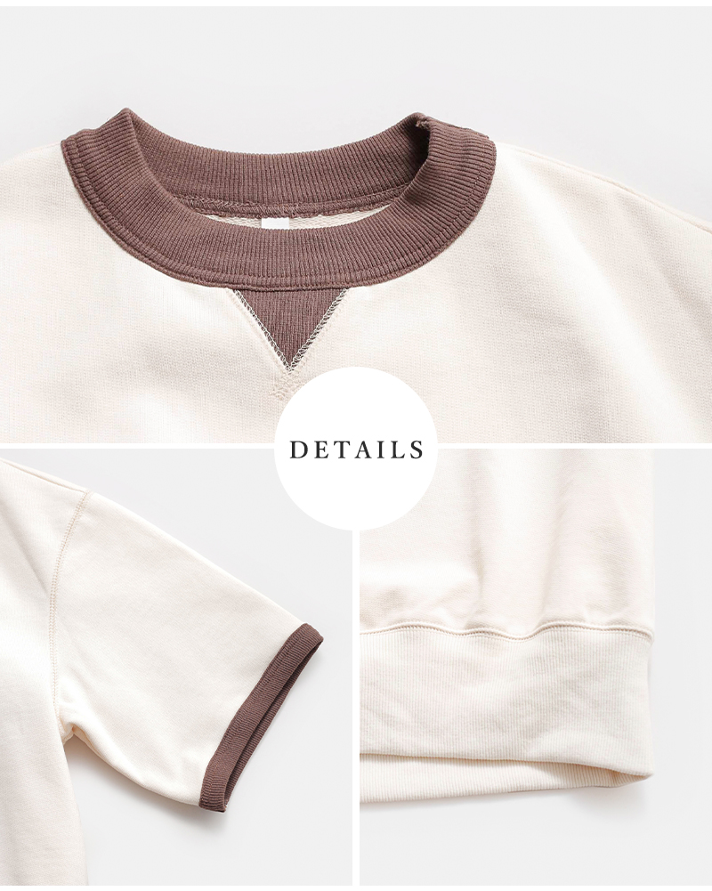 kelen(ケレン)コットンバイカラーデザイントップス“BRANDA”lkl25hbl2209