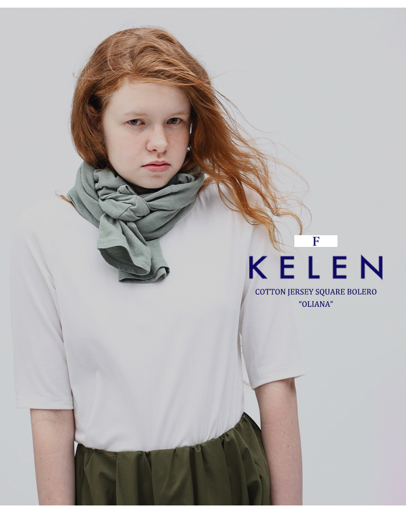 kelen(ケレン)コットンジャージースクエアボレロ“OLIANA”lkl25hbl2222
