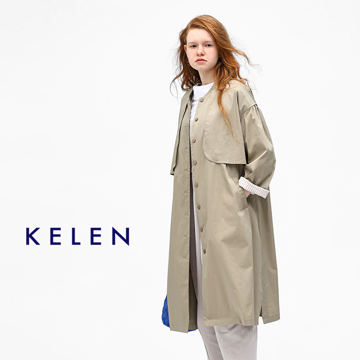 kelen(ケレン)フラップデザインスプリングコート“LENA”lkl25hjk2057