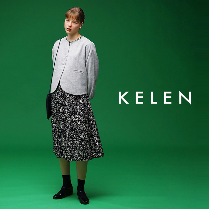 kelen(ケレン)2wayタックデザインAラインドレス“LIZA”lkl25hop2087