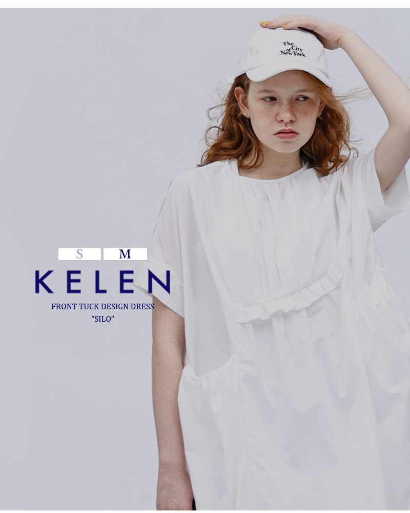 kelen(ケレン)フロントタックデザインドレス“SILO”lkl25hop2094