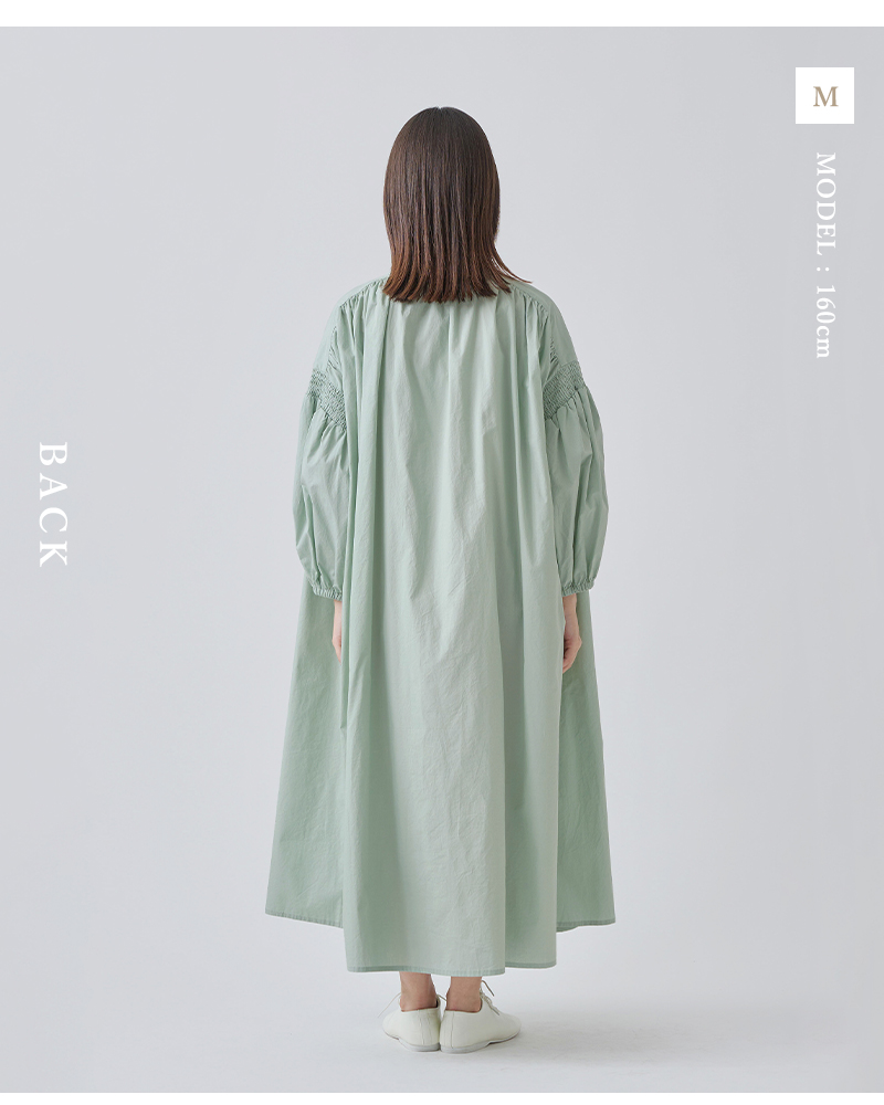 kelen(ケレン)コットンシャーリングスリーブデザインドレス“RALIERA”lkl25hop2095