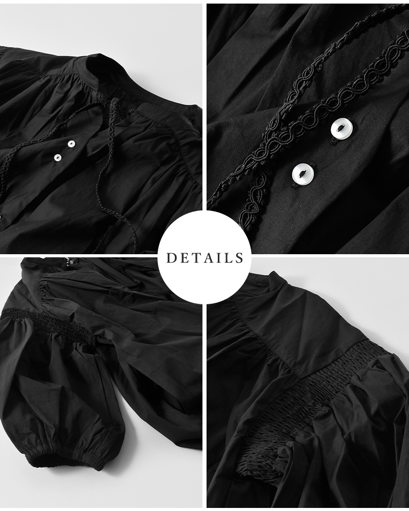 kelen(ケレン)コットンシャーリングスリーブデザインドレス“RALIERA”lkl25hop2095