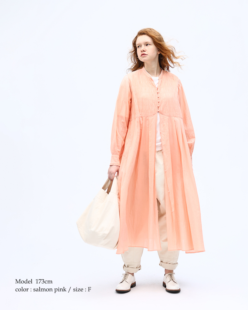 kelen(ケレン)コットンギャザーデザインドレス“SOLENE”lkl25hop2097